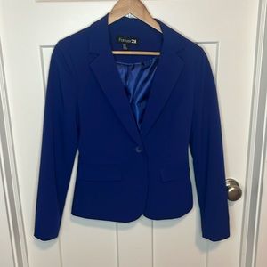 Forever 21 royal blue blazer size medium